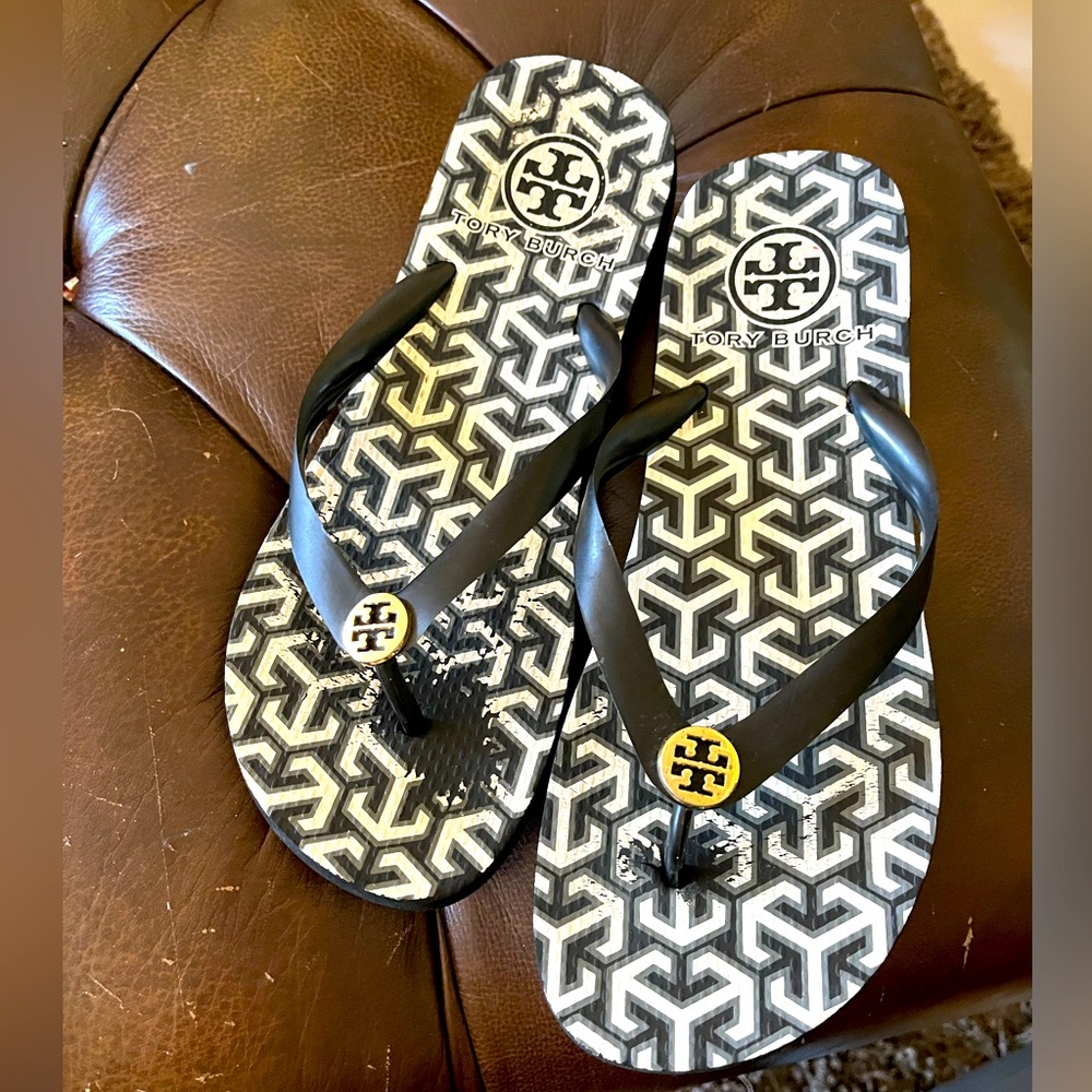 Tory Burch sandals, 9 1/2 flip flops!